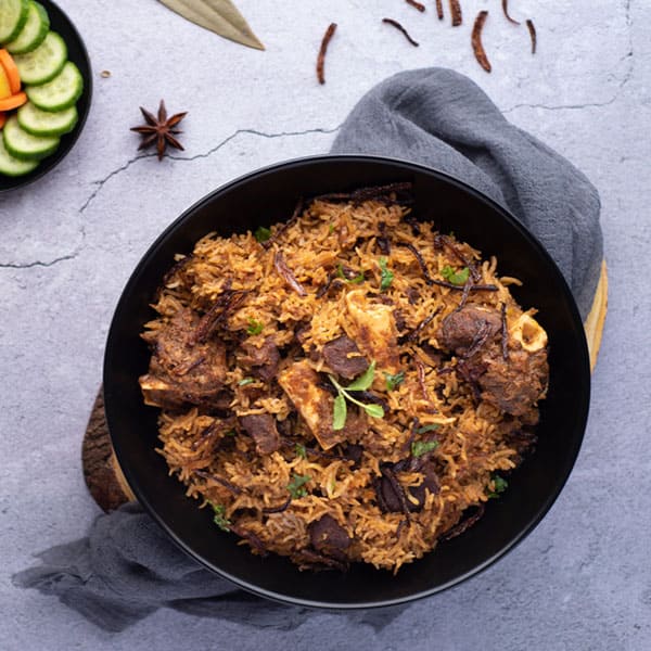 Goat Dum Biryani